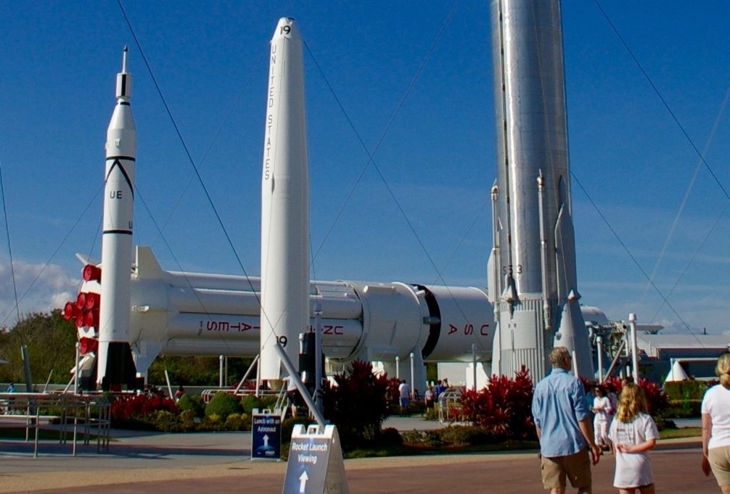 Rocket Garden At Kennedy Space Center