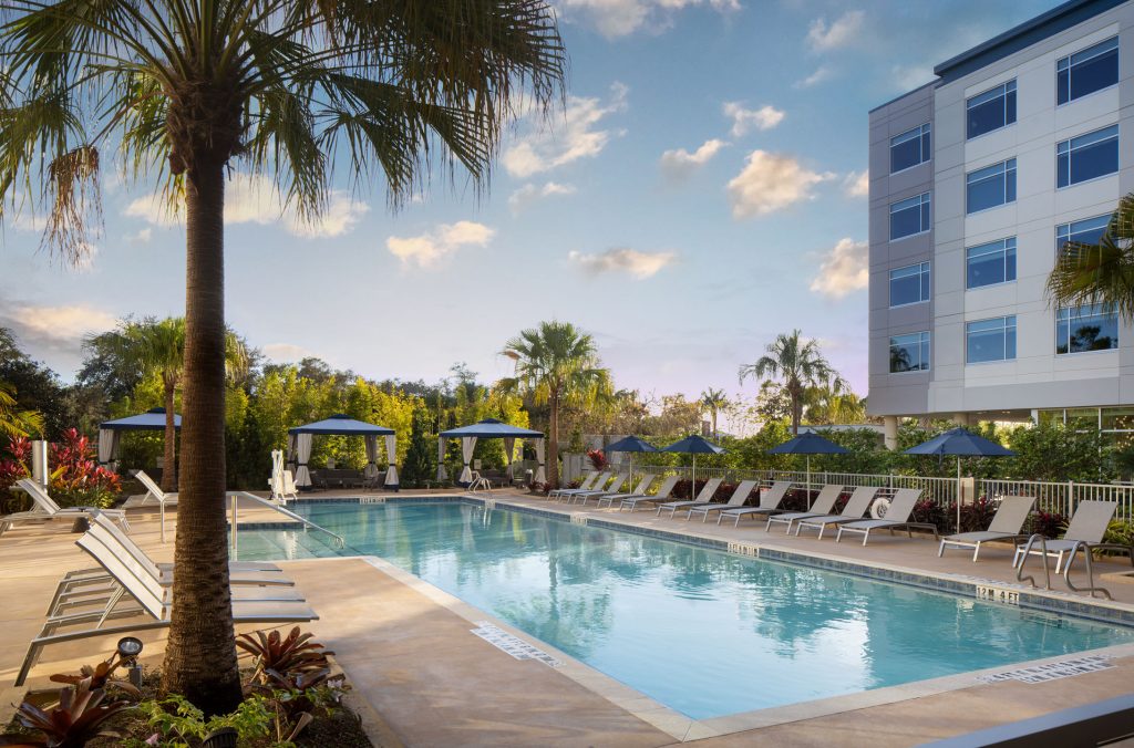 Celeste Hotel at UCF Aerial Photo