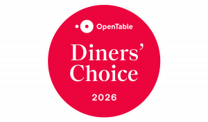Open Table Diners Choice Award for 2026 awarded to the Aurora at the Celeste